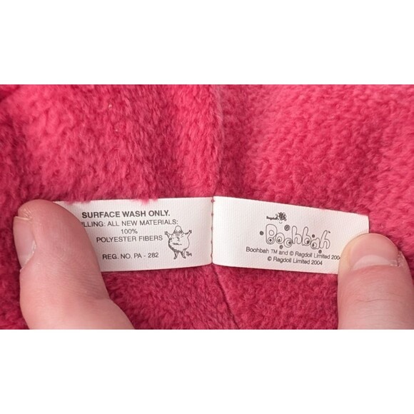 Extra Large Pink Boobah Jingbah 2004 Vtg Plush Toy Hasbro 24" - Picture 6 of 6